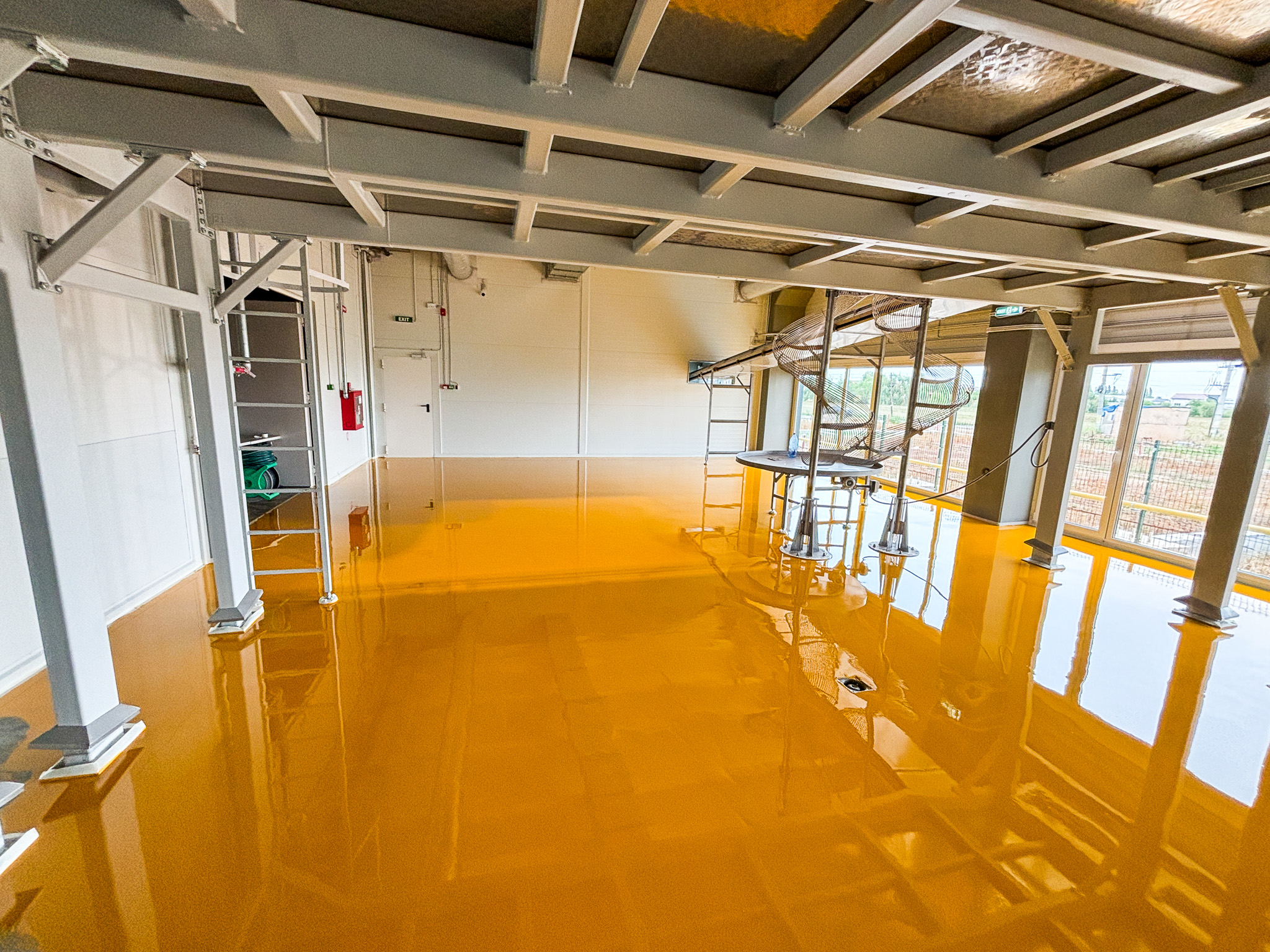 Pardoseli pentru mori de făină, fabrici de pâine și brutării